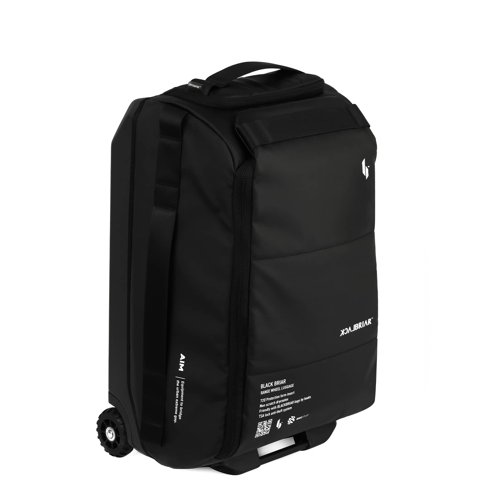 Blackbriar USA 40L Wheeled Bag Range 1.0 Duffel Bag Ashy Black